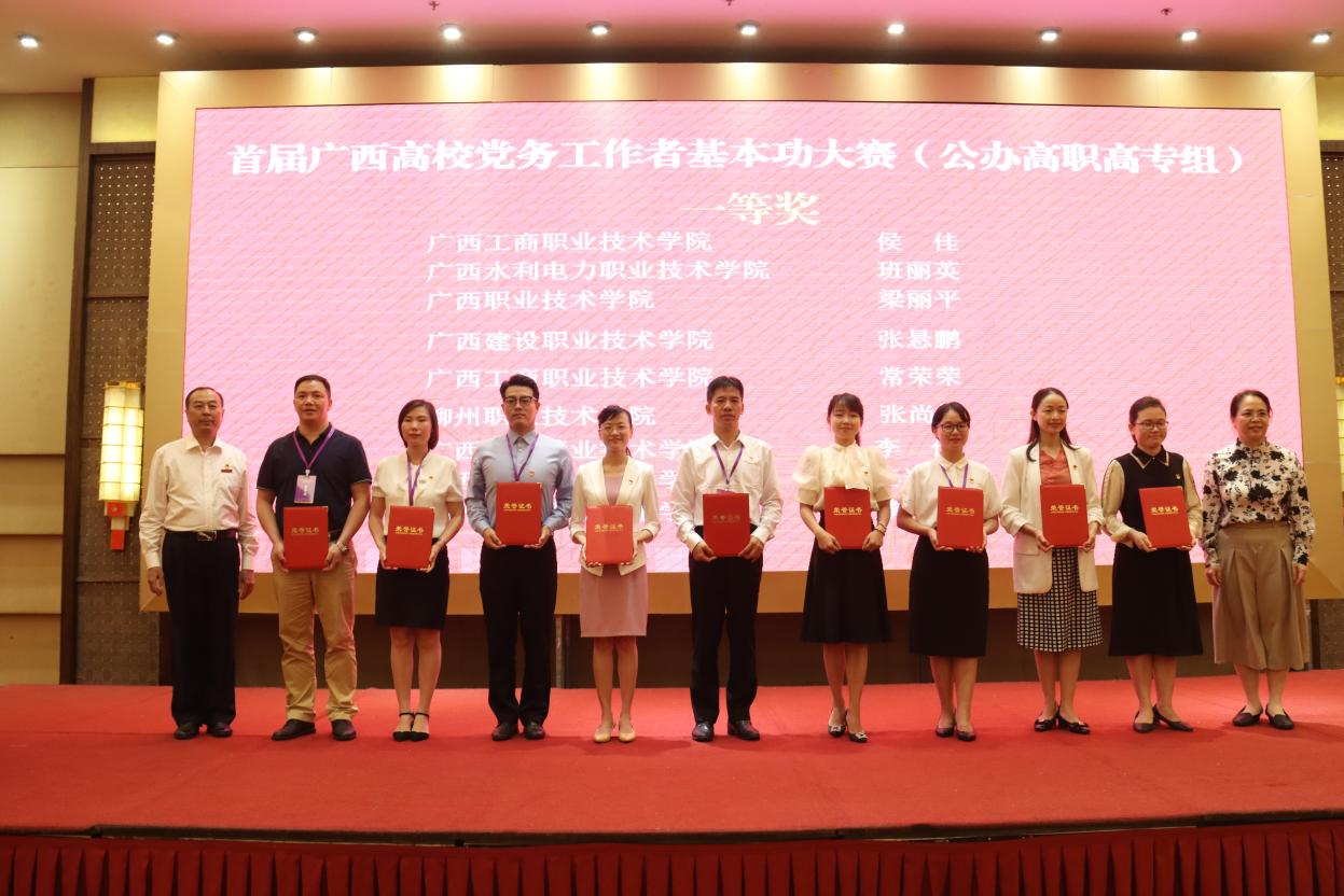 李倩、張懸鵬分別獲得大賽教師黨支部書記組、 學生黨支部書記組一等獎