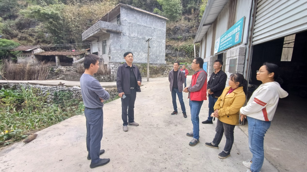 龍灣鄉群樂村調研現場